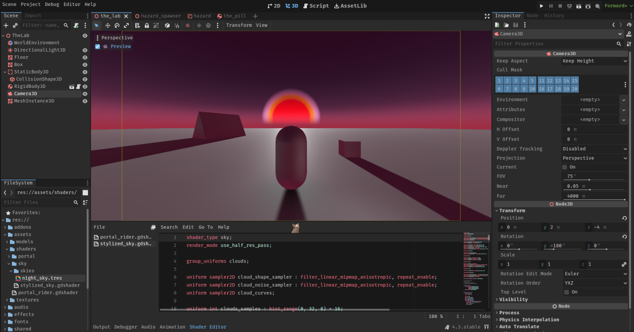 Portal Rider Devlog 0 : genesis