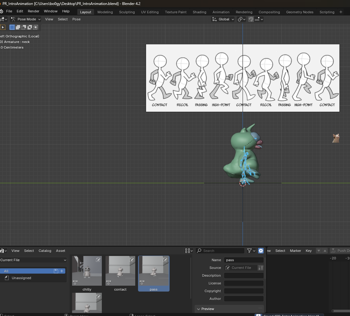 now to make a run cycle
