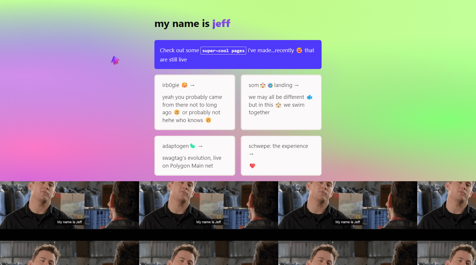 my name is JEFF